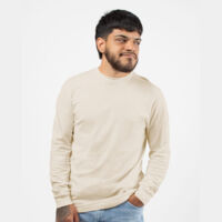 Unisex Fine Jersey Long Sleeve T-Shirt Thumbnail