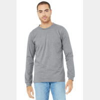 Unisex Heather CVC Long Sleeve Tee Thumbnail