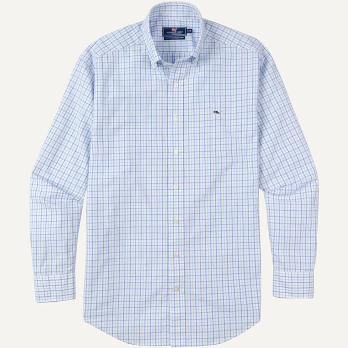 Vineyard Vines Men's Tattersal Whale Shirt Thumbnail