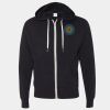 Unisex French Terry Heathered Hooded Full-Zip Sweatshirt Thumbnail