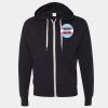 Unisex French Terry Heathered Hooded Full-Zip Sweatshirt Thumbnail