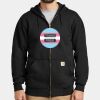 Midweight Hooded Zip Front Sweatshirt Thumbnail