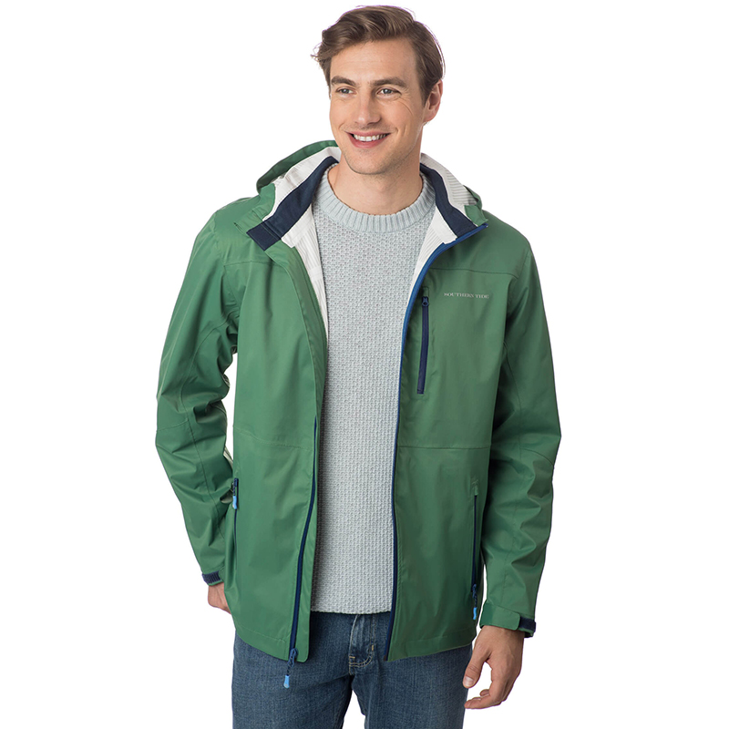 Southern Tide Men s T3 Portside Rain Jacket Crooked Monkey